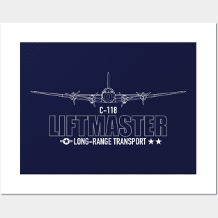 C-118 Liftmaster (Small logo) Posters and Art